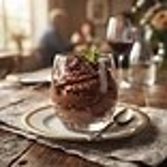 Chocolate Mousse.