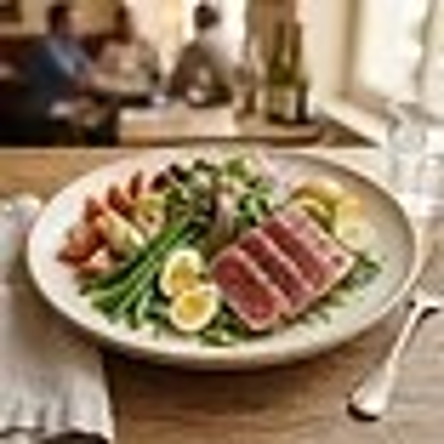 La Niçoise Salad.