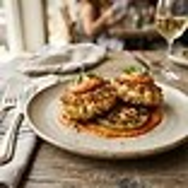 Duo Mini Crab Cakes.